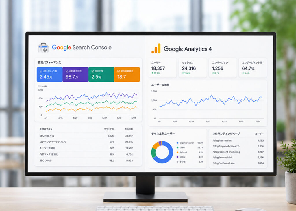 画像 Google Search ConsoleとGA4で改善対象を決める